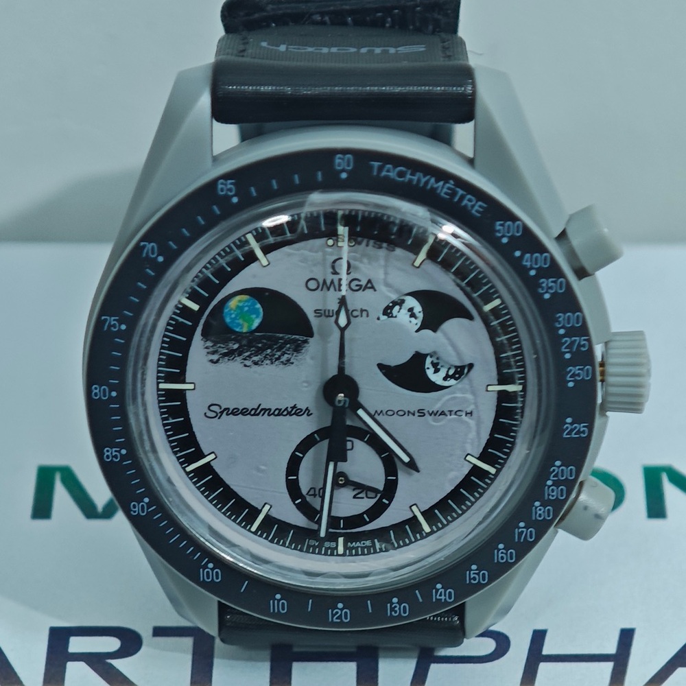 Omega X Swatch Moonswatch Mission To Earthphase Watch